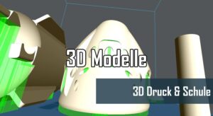 Modelos de impressão em 3D para a escola